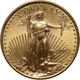 USA, 10 dolarów 2002, Gold Eagle, Filadelfia, 1/4 uncji złota