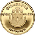 Gibraltar, 5 funtów 2024, Euro 2024 - Trofeum, 1/10 uncji złota