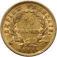 737. Francja, Napoleon I, 40 franków 1811 A