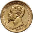 Włochy, Sardynia, Wiktor Emanuel II, 20 lirów 1851, Turyn