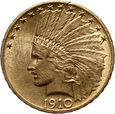 USA, 10 dolarów 1910, Indianin, Filadelfia