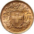 Szwajcaria, 20 franków 1947 B