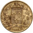 Francja, Karol X, 20 franków 1825 A, Paryż