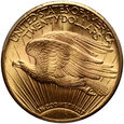 USA, 20 dolarów 1928, Filadelfia, St. Gaudens, PCGS MS63