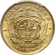 RPA, Paul Kruger, 1 pond 1898, PCGS MS63 #MA