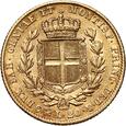Włochy, Sardynia, Karol Albert, 20 lirów 1849, Genua