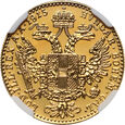 Austria, Franciszek Józef I, dukat 1915, Nowe bicie, NGC MS67