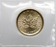 Kanada, 5 dolarów 2015, Liść klonu, 1/10 uncji złota