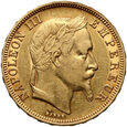 Francja, Napoleon III, 50 franków 1863 BB