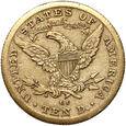 USA, 10 dolarów, 1890 CC, Liberty, Carson City