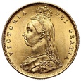 Wielka Brytania, Wiktoria, 1/2 suwerena 1887, Londyn