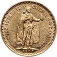 Węgry, Franciszek Józef I, 10 koron 1907 KB