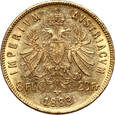 Austria, Franciszek Józef I, 8 florenów/20 franków 1883