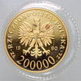 Polska, 200000 złotych 1990, Duża Solidarność 39 mm