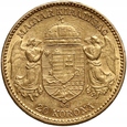 Węgry, Franciszek Józef I, 20 koron 1893
