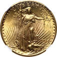 USA, 20 dolarów 1924, St. Gaudens, NGC MS63