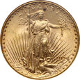 USA, 20 dolarów 1924, Filadelfia, Saint-Gaudens, NGC MS63