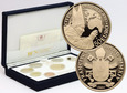 Watykan, zestaw 9 monet euro 2014, Franciszek, stempel lustrzany
