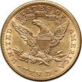 USA, 10 dolarów 1885, Filadelfia, Liberty