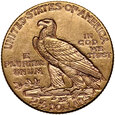 USA, 2 1/2 dolara 1915, Indianin
