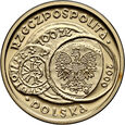 Polska, III RP, 100 złotych 2000, 1000-lecie zjazdu w Gnieźnie