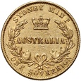 Australia, Wiktoria, suweren 1870, Sydney