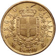 Włochy, Wiktor Emanuel II, 20 lirów 1863