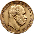 204. Niemcy, Prusy, Wilhelm I, 10 marek 1872 C, Frankfurt