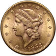 USA, 20 dolarów 1883 S, San Francisco, Liberty