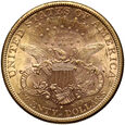 USA, 20 dolarów 1883 S, San Francisco, Liberty