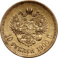 Rosja, Mikołaj II, 10 rubli 1900 (ФЗ)