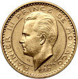 Monako, 10 franków 1950, książę Rainier III, PRÓBA, ESSAI