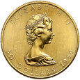 Kanada, 50 dolarów 1980, Liść klonu, 1 uncja złota
