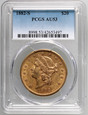 USA, 20 dolarów 1882 S, San Francisco, Liberty Head, PCGS AU53