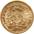705. Niemcy, Prusy, Wilhelm I, 10 marek 1872 A