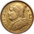 Watykan, Pius IX, 20 lirów 1868 XXIII R, Rzym