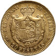 Hiszpania, Alfons XIII Burbon, 20 peset 1890