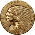 USA, 5 dolarów 1915, Indianin, Filadelfia
