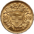 Szwajcaria, 20 franków 1907
