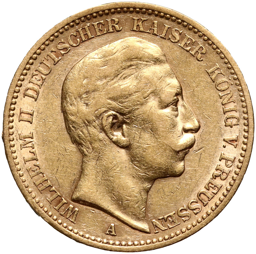 Niemcy, Prusy, Wilhelm II, 20 marek 1889 A