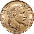 Francja, Napoleon III, 50 franków 1862 A, Paryż