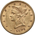 USA, 10 dolarów 1894, Filadelfia, Liberty
