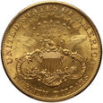 USA, 20 dolarów 1904, Filadelfia, Liberty, PCGS MS64