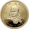 Polska, III RP, 100 złotych 2001, Bolesław III Krzywousty