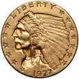 USA, 2 1/2 dolara 1927, Indianin