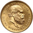 Holandia, Wilhelm III, 10 guldenów 1885