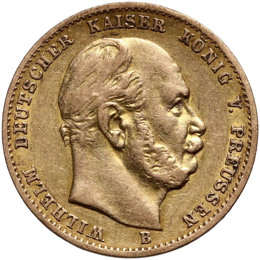13. Niemcy, Prusy, Wilhelm I, 10 marek 1874 B