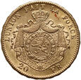 Belgia, Leopold II, 20 franków 1871