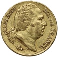 Francja, Ludwik XVIII, 20 franków 1817 L, Bayonne