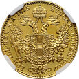 Austria, Franciszek Józef I, dukat 1915, Nowe bicie, NGC MS67